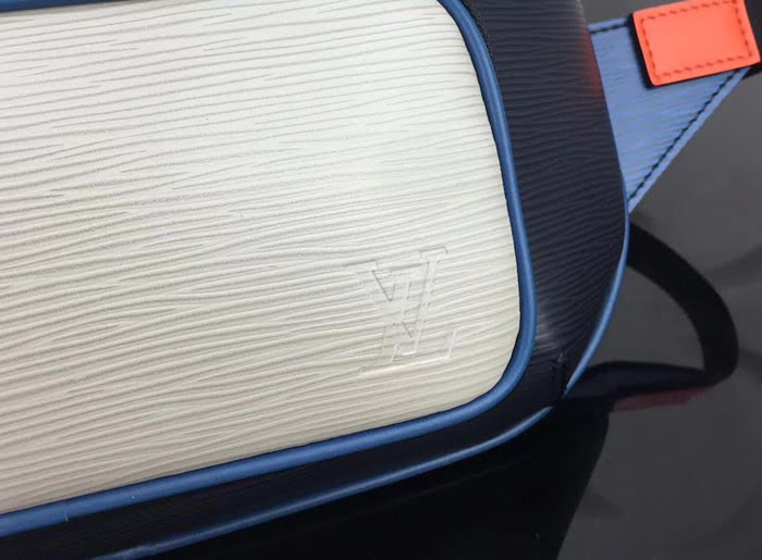 路易威登LV頂級原單 M51464 黑格 BUMBAG 腰包 Epi牛皮搭配Damier Graphite塗層帆布 YDH2142